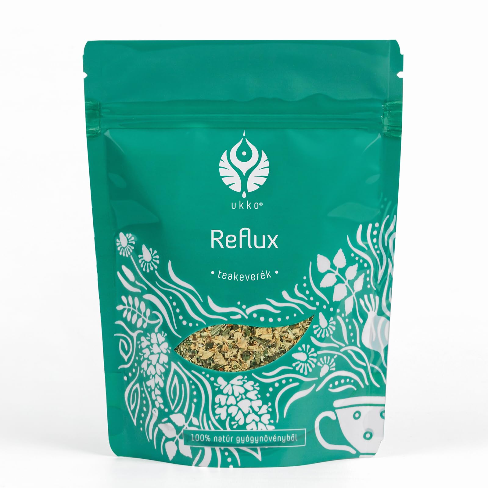 UKKO Der Refluxtee Vital Greens,Enthält Makronährstoffe und Mikronährstoffe arbeiten besser mit Reflux-Tee,verjüngt den Körper,Made in EU