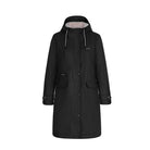 Winter Wasserdichter Regenmantel Damen Freizeitjacke Mantel PU Stoff PT02