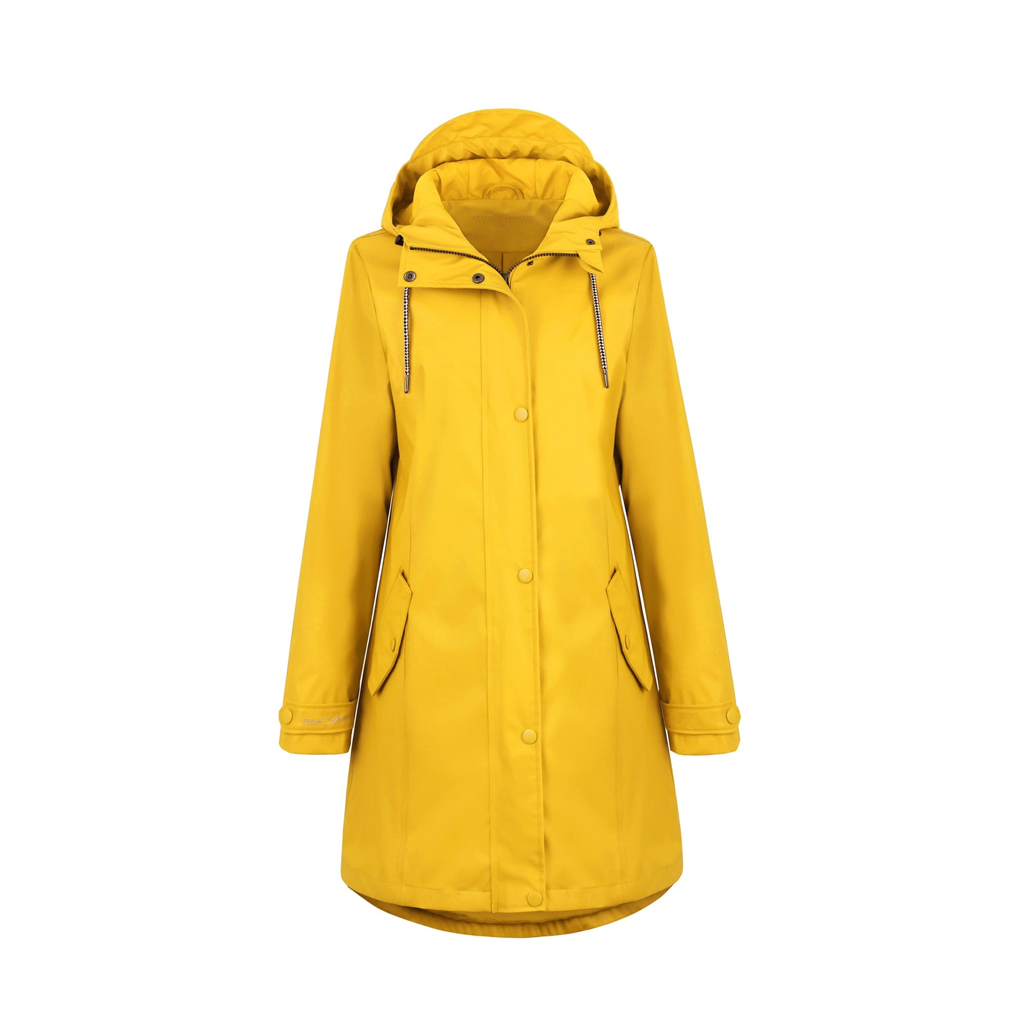 Damen Regenjacke IK02 - Wasserdicht, Atmungsaktiv, Lang, Gefüttert, Stilvoll