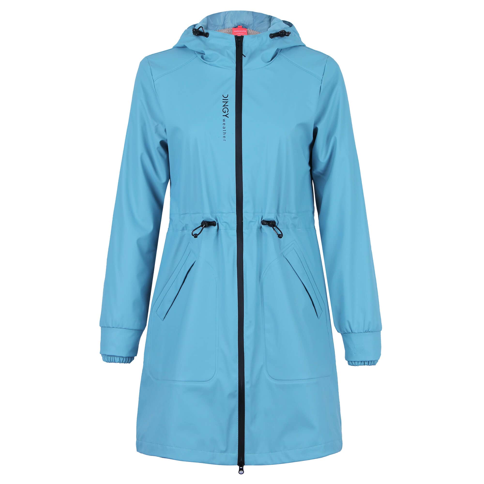 Blue / S Damen Freizeit Pu-Regenmantel JASMINE