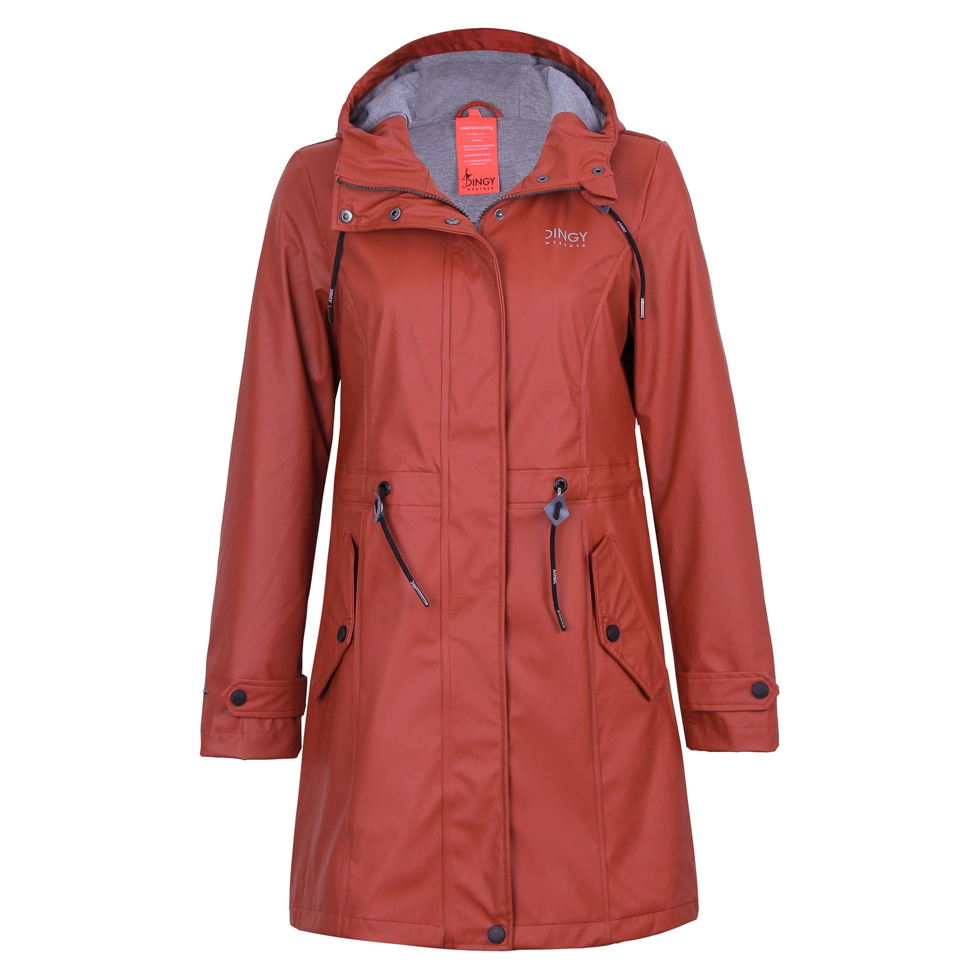 Caramel / XS Damen Freizeit-Pu-Regenmantel WENDY