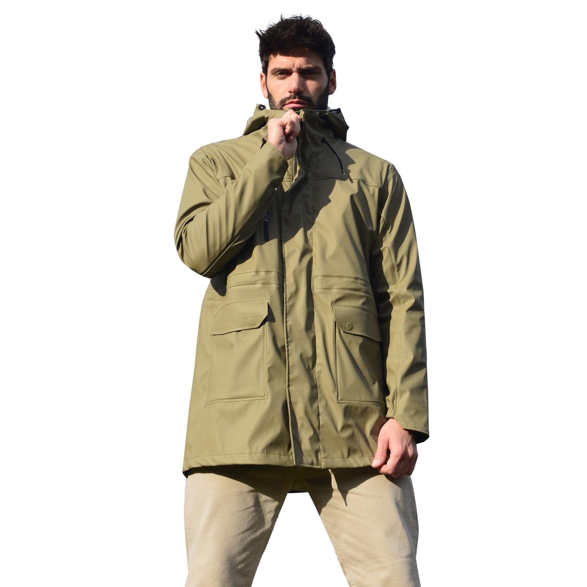 Casual rain jacket outlet mens