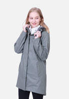 Damen 3 In 1 Freizeit Pu Regenmantel HELEN