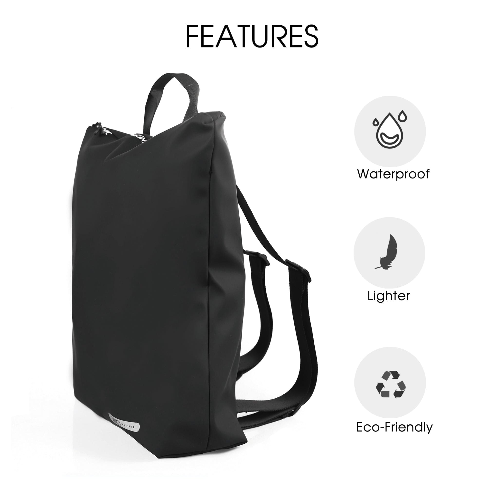 Damen Modischer wasserabweisender Regenrucksack Olga