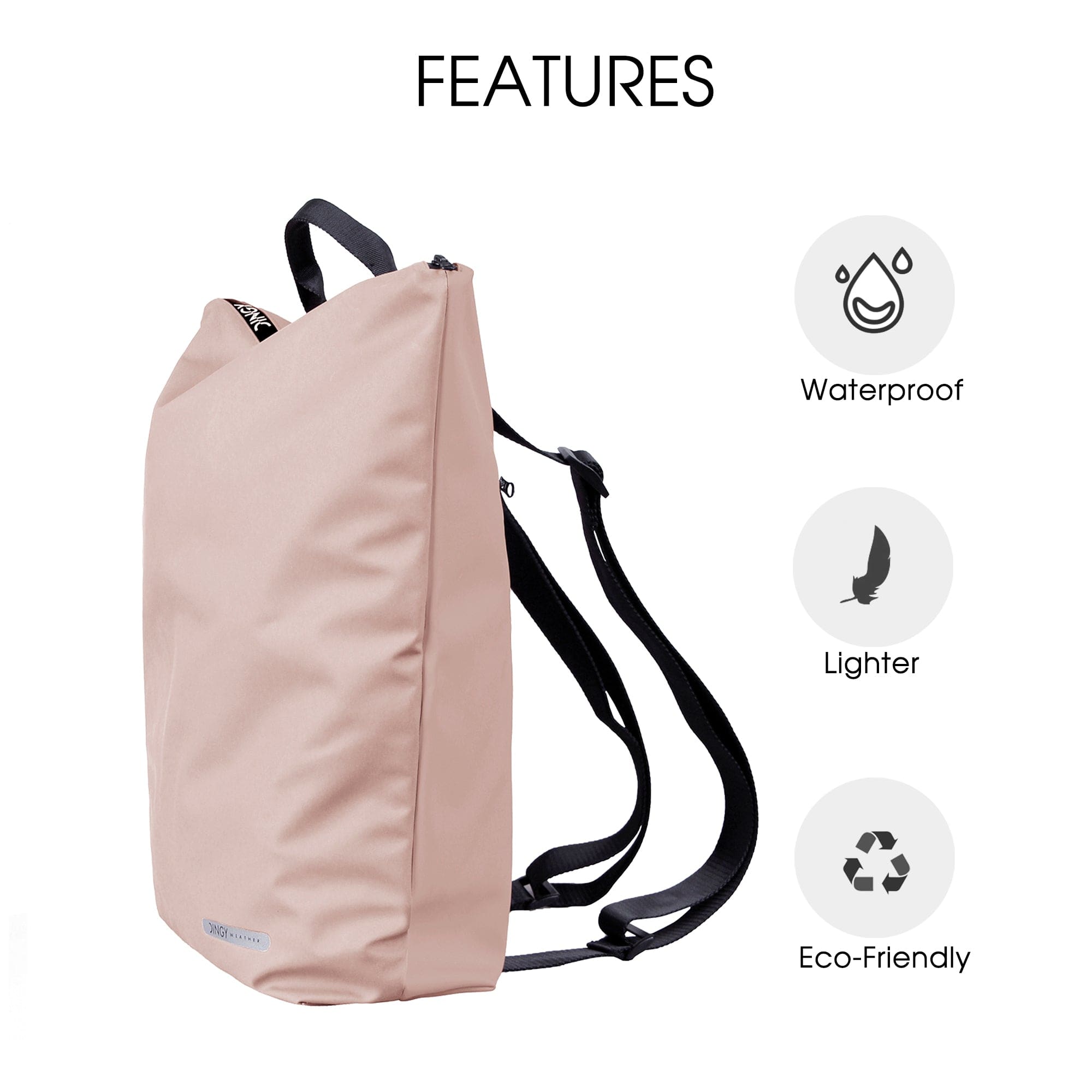 Damen Modischer wasserabweisender Regenrucksack Olga
