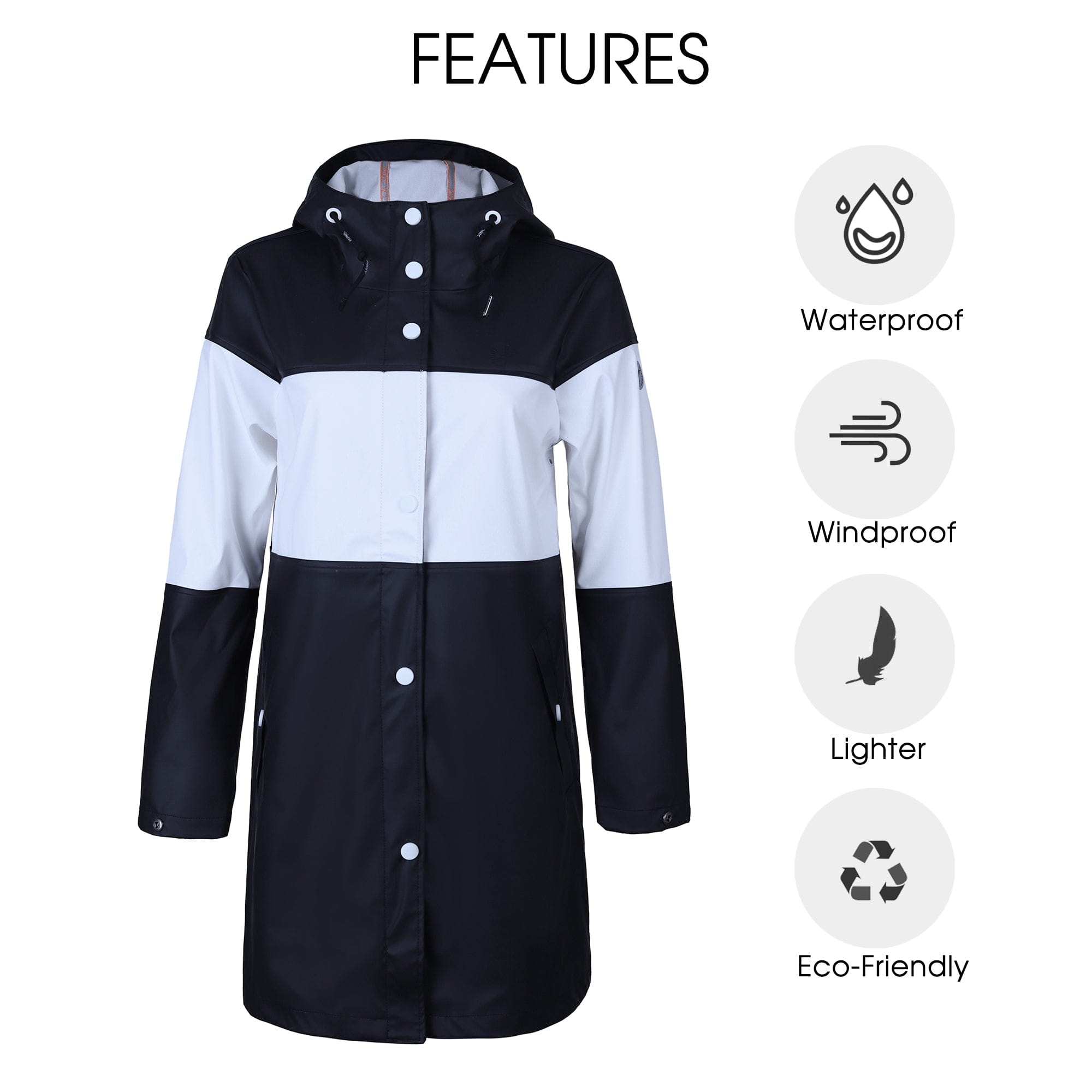 Damen Wasserdichte Regenjacke EMILY-NEW