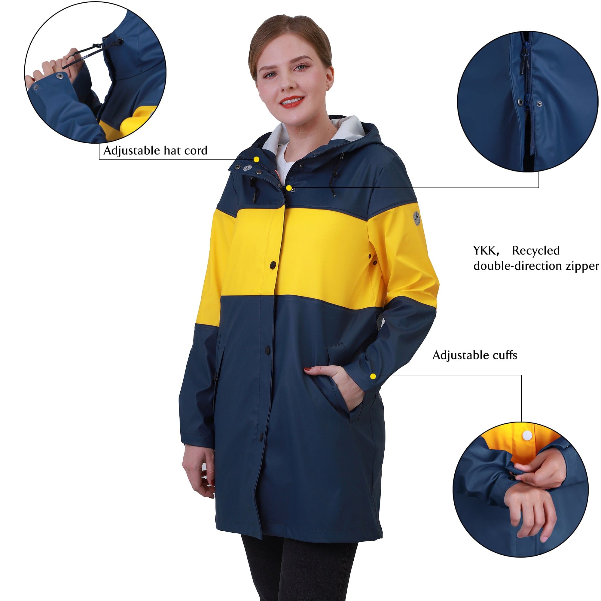 Damen Wasserdichte Regenjacke EMILY-NEW