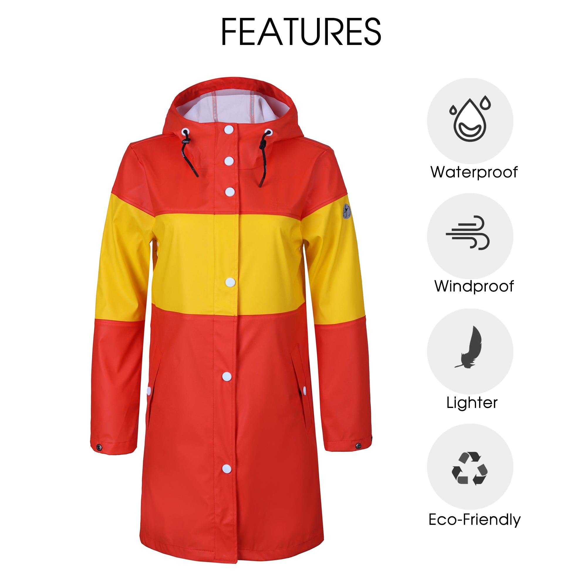 Damen Wasserdichte Regenjacke EMILY-NEW