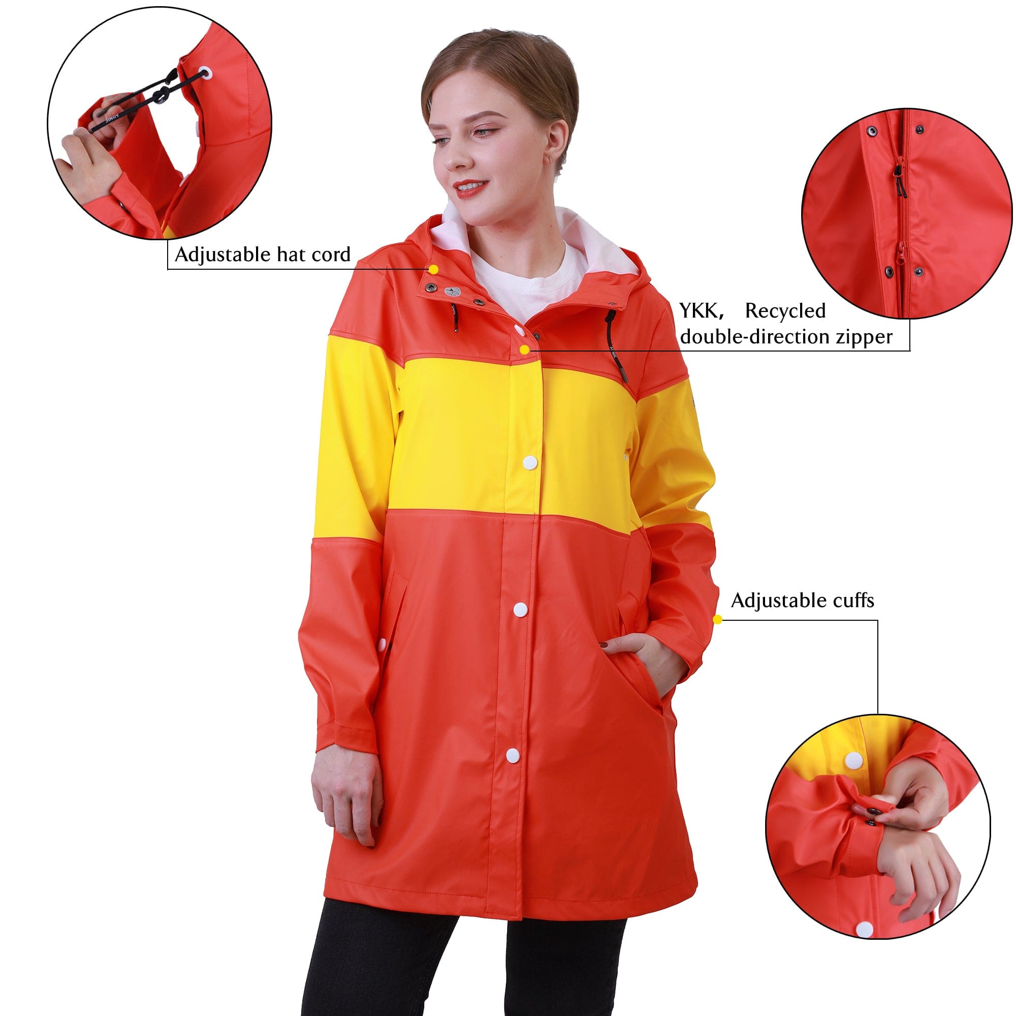 Damen Wasserdichte Regenjacke EMILY-NEW
