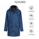 Herren 3 In 1 Freizeit Pu Regenmantel ALFRED-U
