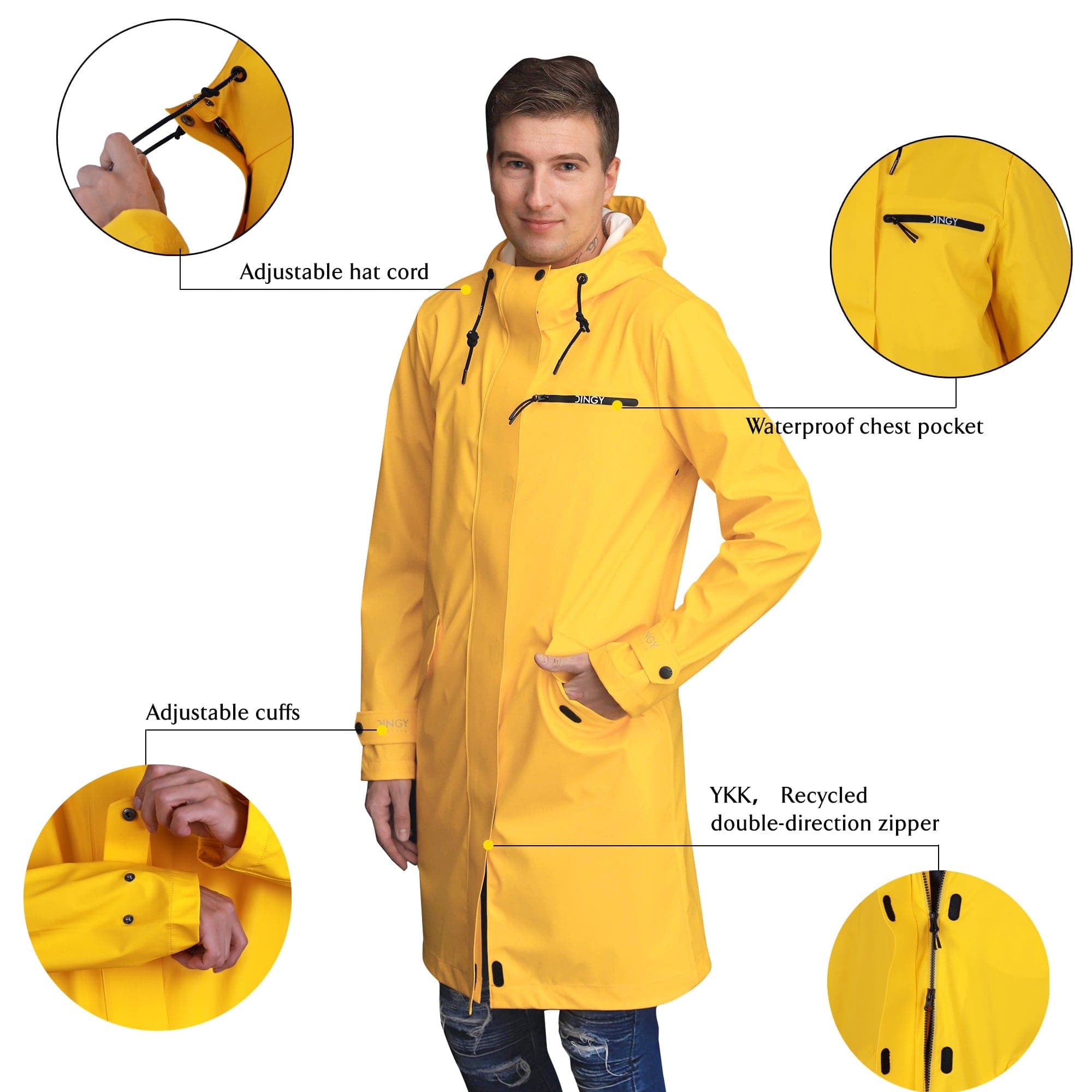 Herren Wasserdichte Regenjacke BRUCE
