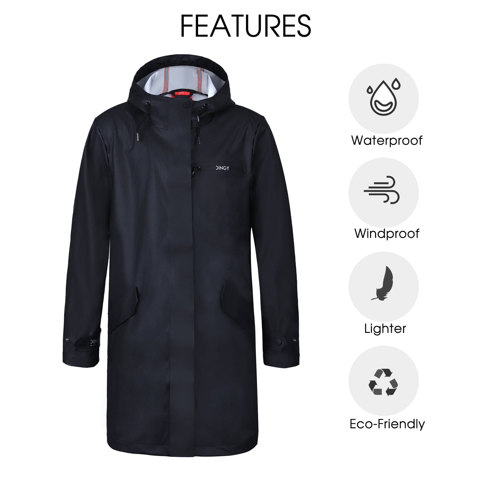 Herren Wasserdichte Regenjacke BRUCE