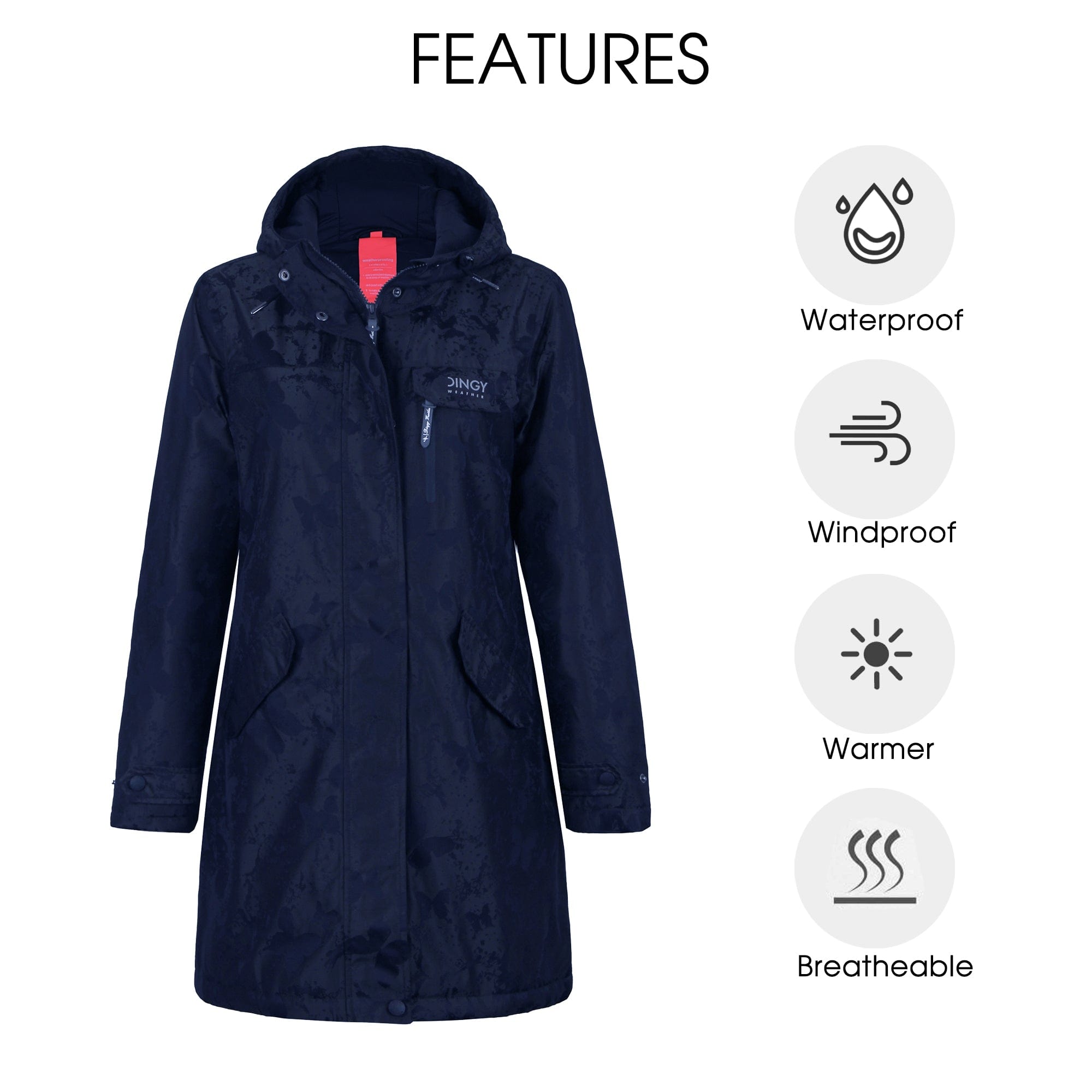 LäSsiger Damen-Wintermantel JESSICA-S
