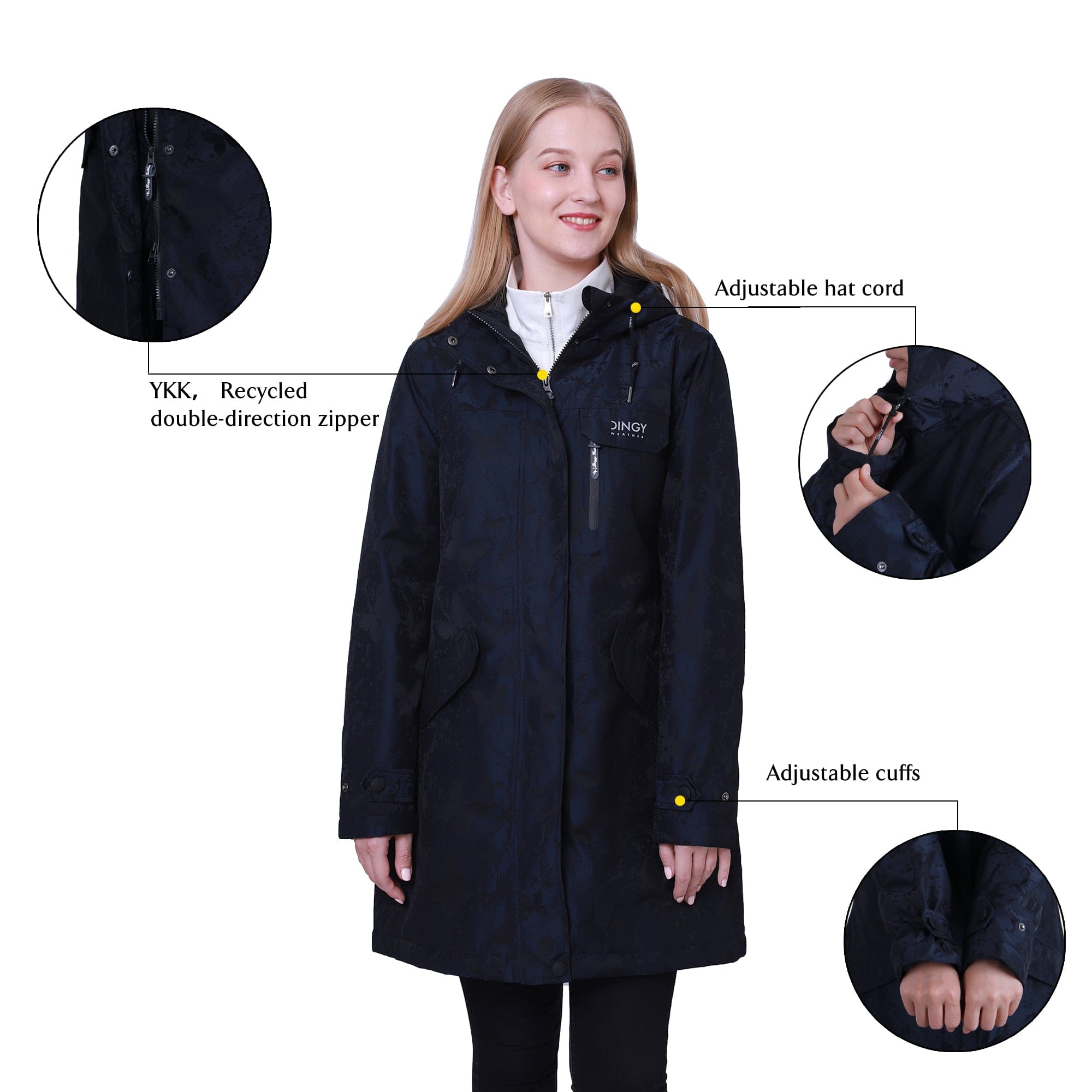 LäSsiger Damen-Wintermantel JESSICA-S