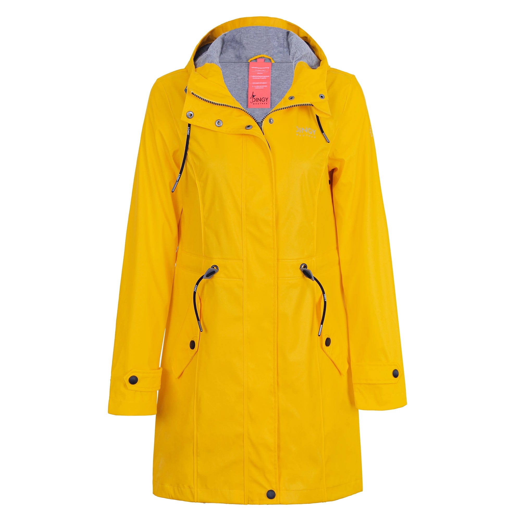 Yellow / L Damen Freizeit-Pu-Regenmantel WENDY