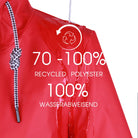 Damen Freizeit PU Regenmantel IK01
