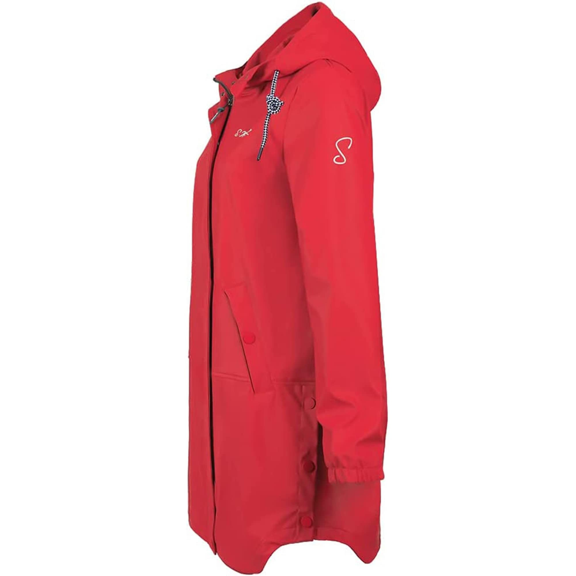 Damen Freizeit PU Regenmantel IK01