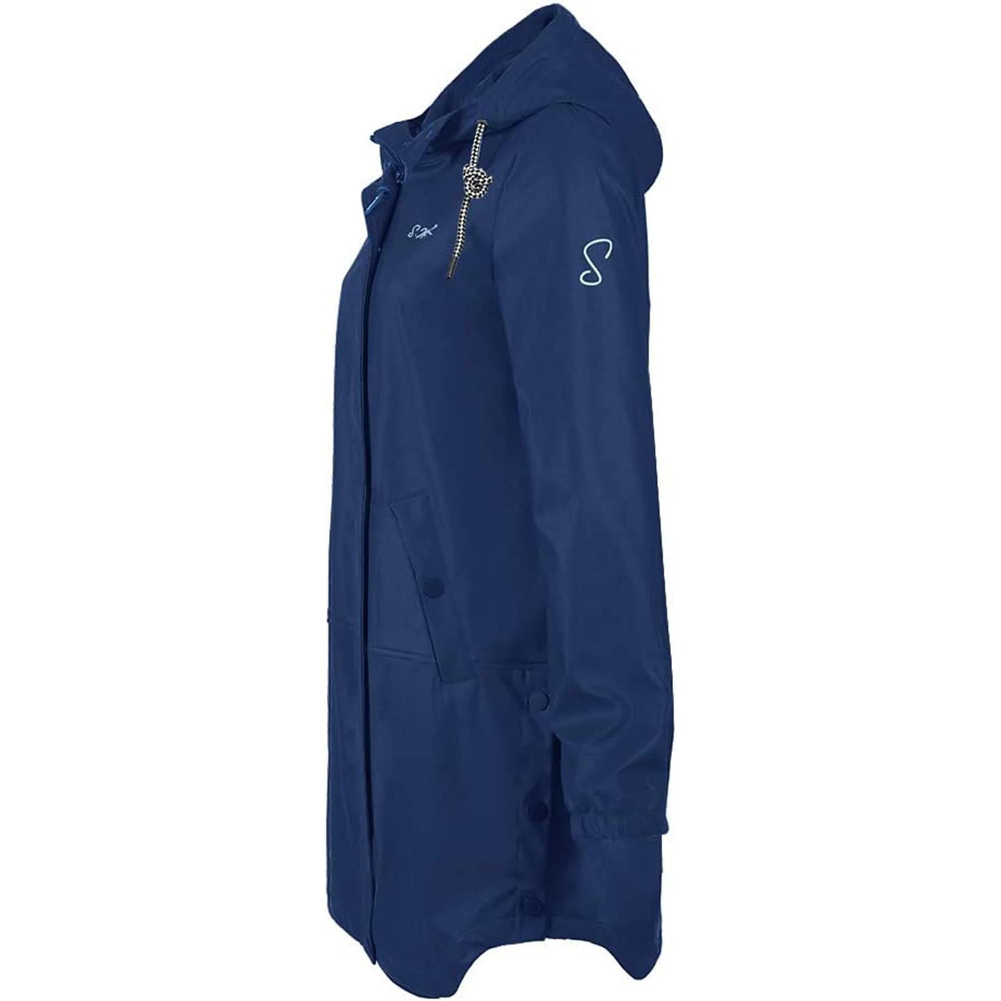 Damen Freizeit PU Regenmantel IK01